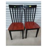 Pair of dining chairs