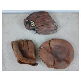 Old JC Higgins baseball glove, McGregor