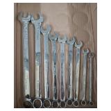 9 Pc Snap on metric wrenches 8-20 mm