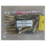 40 ct once fired 7mm Rem Mag brass