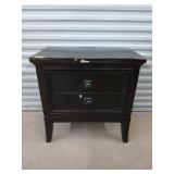 2 drawer nightstand 29x29x19, a lil rough