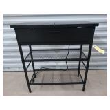 End table 23 x 11.5 x 25.5 w/ power