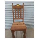 Pine dining chair
