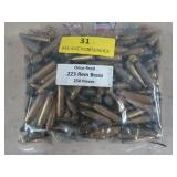 250 ct once fired .223 Rem brass
