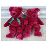 2 Ty beanie babies Teddy