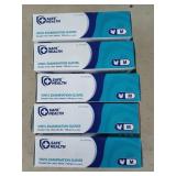 5 boxes final examination gloves size M