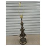 Brass leaf lamp 36" 1 leaf broke