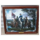 Framed Pride of the South stained glass limited