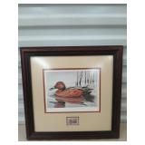 Framed G. Mobley numbered print 17,147/18,200