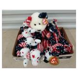 10 asst Ty beanie babies