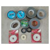 3 new rolls duct tape, mounting tape, other tape