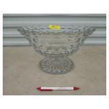 American Fostoria pedestal punch bowl 7.5 x 12