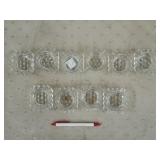 American Fostoria stackable ashtrays 10 ct