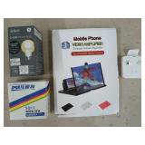 Mobile phone video amplifier screen, mini DV