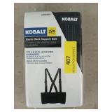 Kobalt elastic back support belt size S-M