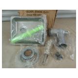 Chrome plated Hobart type meat grinder, new