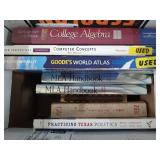 Asst college textbooks, other books