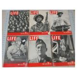 Life magazines 1942 - 1944, World War II