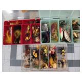 3 small tackle boxes w/ asst lures