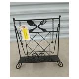 Metal cookbook holder 13x12