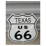 Metal route 66 sign 11.5 x 11