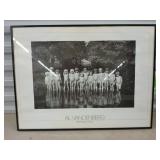 Framed Al Vandenberg "Birthday Party" print 18x24