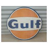 Reproduction Gulf sign 26"