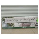 Mary and bright stocking holder 36x11x39.5 NIB