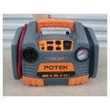Potek jump starter with air compressor, untested