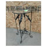 Metal side table 25 x 12.5