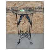 Metal side table 25 x 12.5