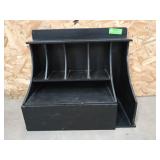 Wood desk organizer 17x20x10.5