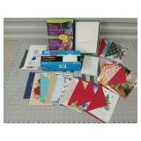 Photo paper, envelopes, asst greeting cards,