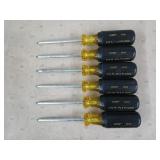 6 ct Cobra 44301 square drive screwdrivers, new