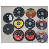 9 ct asst 7" cut off / grinding wheels, 2 ct 8"
