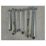 6 ct asst SAE wrenches 1" - 5/8"