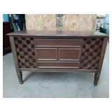 Morse console stereo, works but lid needs repair