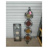 2 pc Hanging metal art 28x11/50x10