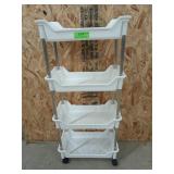 4 tier rolling storage bins 36 x 16 x 9