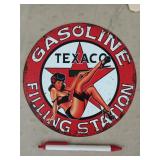Reproduction Texaco sign 7.75"