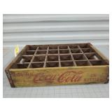 Old wooden Coca-Cola soda crate