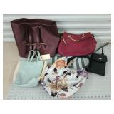 5 asst ladies purses