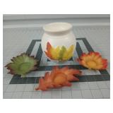 PartyLite warmer and candle holders
