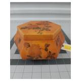 Nell Johnson 18th century decoupage trinket box