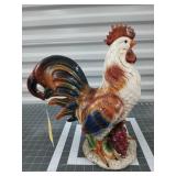 Ceramic rooster decor 14.5"
