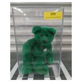 Large Ty beanie baby in display case 11.75x7.5x7.5