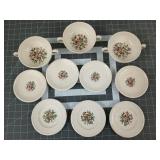 10 pcs Wedgewood "Conway" dishes, England