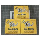 3 ct Cal-Royal cylindrical lock sets, new
