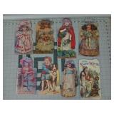Asst fairy tail story books, paper dolls