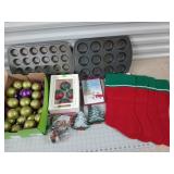 Baking pans, asst Christmas